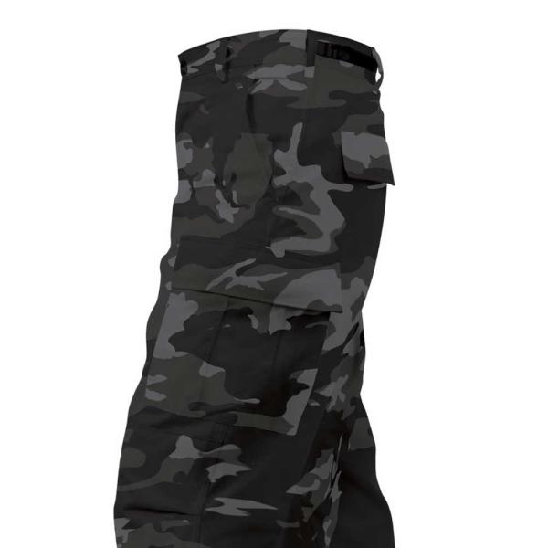 ビッグサイズ (USA) XXXLサイズ USA規格 ブラック迷彩 カーゴパンツ ロスコ 並行輸入品...