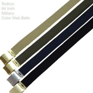 64inc約160cmサイズ 超ロング丈GIベルト ミリタリー ロスコ  USA直輸入Rothco 64 Inch Military Color Web Belts｜efc