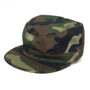 戦闘帽子 迷彩コンバットキャップ　ウッドランド柄 ロスコ MILITARY FATIGUE CAMO CAPS Rothco USA｜efc