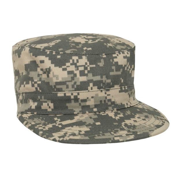 戦闘帽子 迷彩コンバットキャップ　ACUデジタル柄 ロスコ MILITARY FATIGUE CAM...