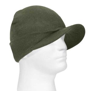 防寒アイテム クラシック ミリタリー つば付き ニット ジープキャップ ロスコ Rothco WWII M1941 Acrylic Knit Watch Cap with Brim