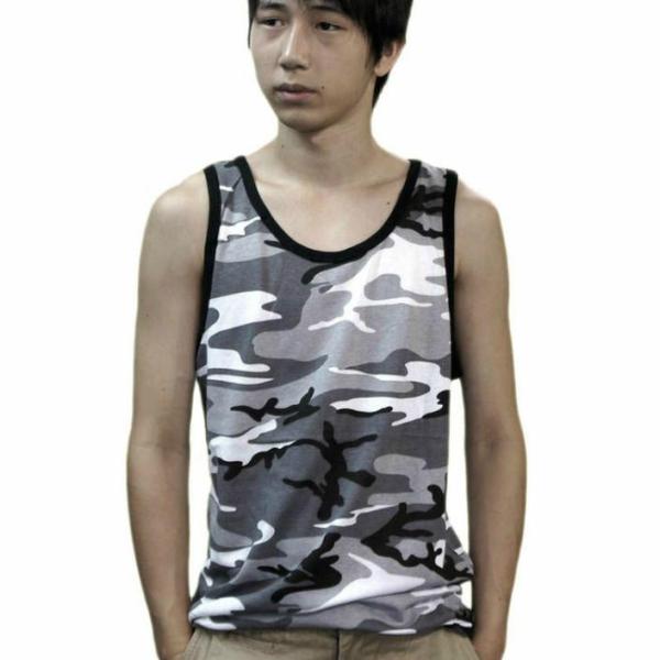 USAスタイル タンクトップ シティ迷彩 ロスコ  Rothco Camo Tank Top BY ...
