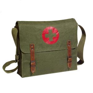 ミリタリー　ショルダー　メディカルバッグ　ロスコ rothcoNATO軍 MEDIC BAG  医療部隊バッグスタイル｜efc