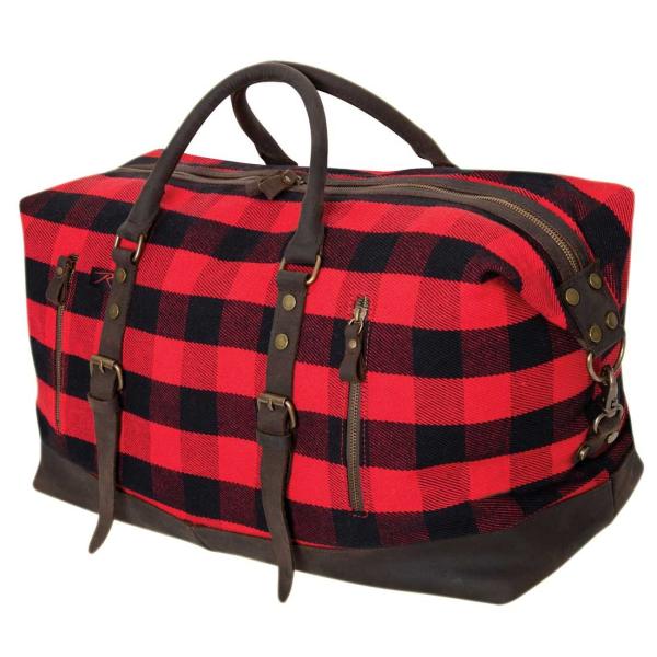 お泊り専用　タータンチェック USAボストンバッグ  60リットル容量 ミリタリー バック ヴィンテ...