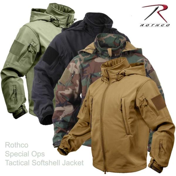 送料無料 クティカル ソフトシェル ジャケット　スリーシーズン、全天候向 ロスコ ROTHCO Sp...