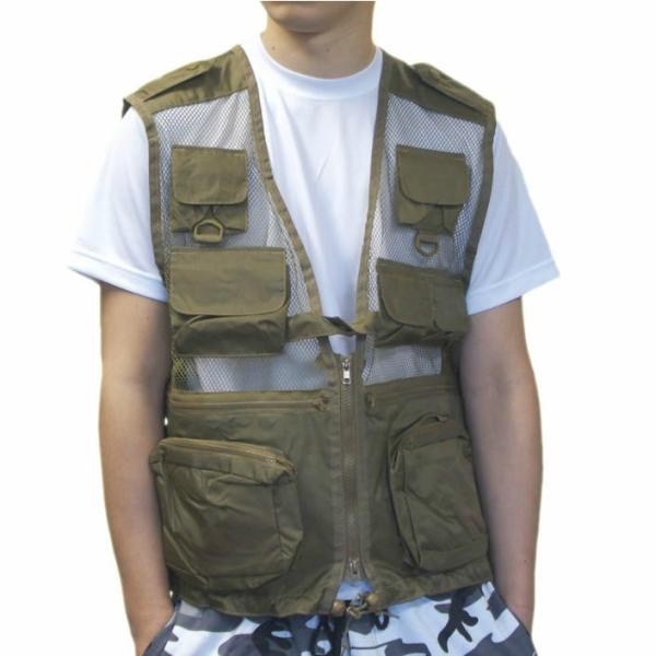 送料無料 ロスコ ミリタリー タクティカル ベスト メッシュタイプ コヨーテ アメリカ海兵隊武装偵察...