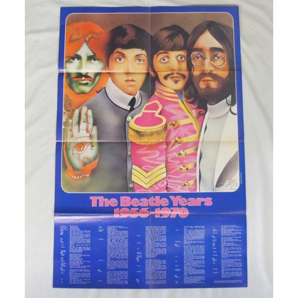 【お宝】送料無料 レア品(中古)  ビートルズ  ヒストリー ポスター Beatles story ...