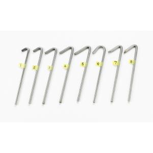 引っ張り棒　選べる先端　765ｍｍ　オフセット　ステンレス　トラック　カギ棒　引っ掛け棒　フック棒　...