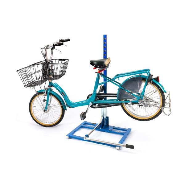自転車整備　電動自転車整備　整備スタンド　メンテナンススタンド　キックアップスタンド　　