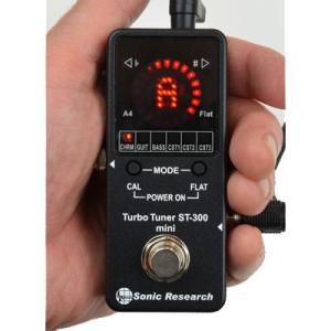 Sonic Research ST-300 Mini Stompbox Strobe Tuner｜チ...