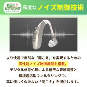 集音器 高齢者 耳掛け型 USB充電式 耳らく...の詳細画像5