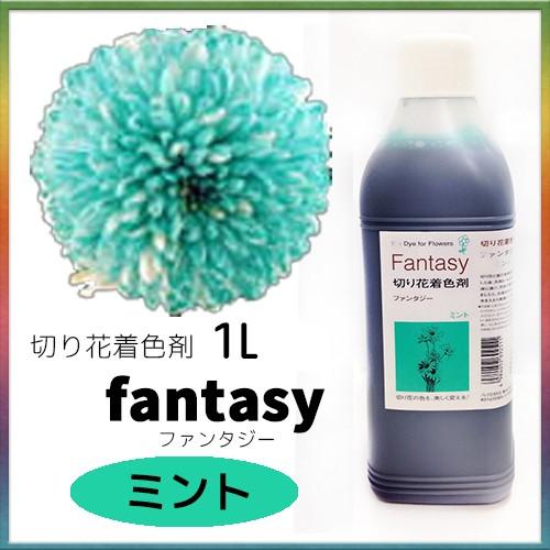 パレス化学 切花着色剤ファンタジー 1Ｌ ミント パレス化 Z