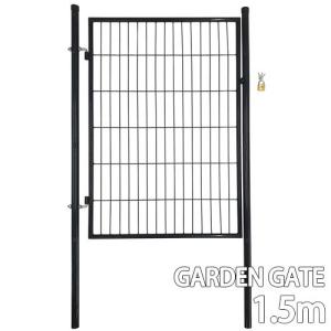 アニマルフェンス用 扉 ガーデンゲート PG-150 ブラウン 鍵付 片開き