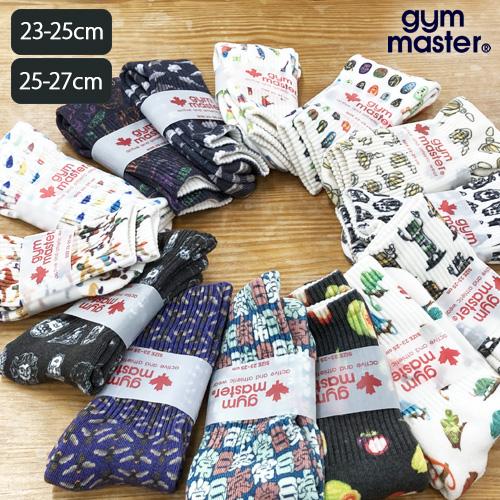 gymmaster ソックス 靴下 ハッピーペイント G857329 クルーソックス ジムマスター ...