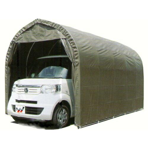 パイプ車庫 2540USB 埋込車庫軽用 南栄工業 金TD