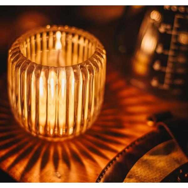 アウトドアキャンドル　ループル　ノワ　クリア