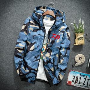 　322ダイワDAIWA　 防風 ジャケット フード付き フルジップパーカー