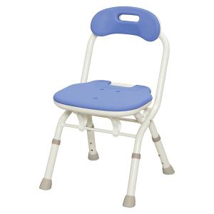 【新品未使用】マキテック シャワーベンチ背付 ブルー SB-61BL マキテック シャワーベンチ シャワーチェア 背付き シャワーベンチ