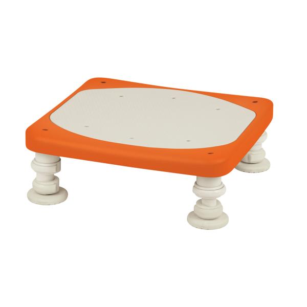 ユニプラス 浴槽内いす 80・120-200／レッドオレンジ（幸和製作所）BSN09