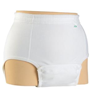 ソフト防水パンツ 男女共用／LLサイズ・ホワイト（エンゼル）3076