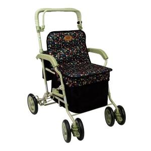 テノールEVO／クロコダイルBK（男性向けシルバーカー コンパクトタイプ