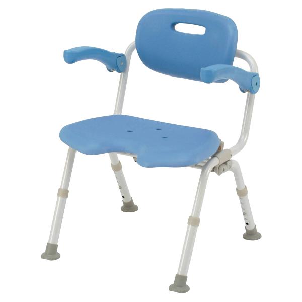 シャワーチェア [ユクリア] ワイドSP ワンタッチU型おりたたみN／ブルー（パナソニックエイジフリ...