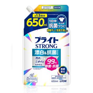 （ケース販売）ブライトSTRONG 漂白＆抗菌ジェル 詰替用650mL×16個（ライオン）