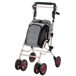 テノールEVO／クロコダイルBK（男性向けシルバーカー コンパクトタイプ