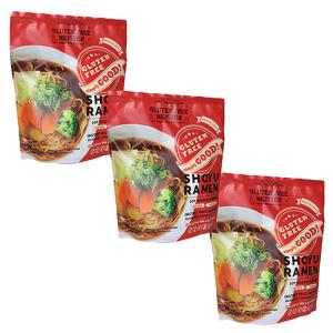 小林生麺 GFインスタント醤油ラーメン 3袋セット 小麦不使用 乳不使用 卵不使用 アレルギー対応食品