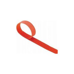 TRUSCO マジックバンド結束テープ 両面 幅20mmX長さ30m オレンジ MKT20W