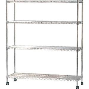 IRIS スチールラック メタルミニ(キャスター付)1100×350×1490 MTO1115C