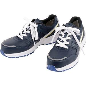 TRUSCO 軽量スニーカー T-Lightop 21.0cm ネイビー TYM210NB
