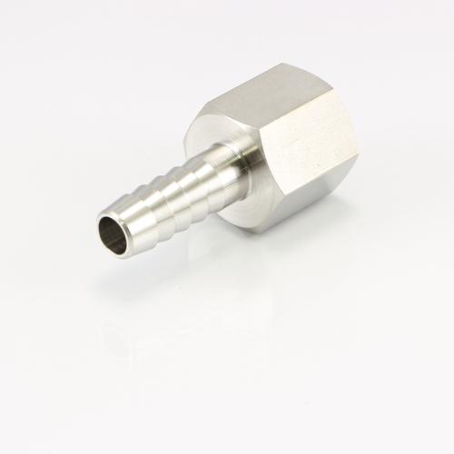 アソー 内ネジ・エースニップル ステンレス (SUS304)  PT1/2 ×φ16 HF-7416