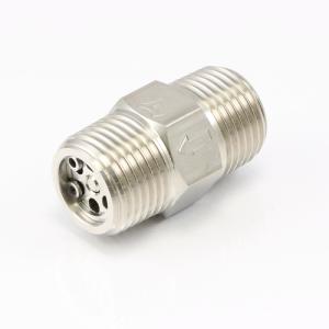 アソー エーチェック インライン チェックバルブ (逆止弁)  ニップルタイプ ステンレス R1/4 AT-8022｜egaos