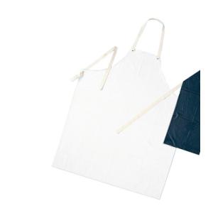 冨士ビニール工業 胸当前掛 白 特大(LL)(110×115)