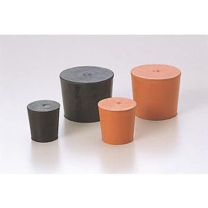 天然ゴム栓　黒　No.01　14mm×10.5mm×15.5Hmm