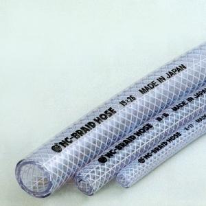 ニッポンケミカル ポリエステル繊維補強ホース NCブレードホース(テトロン糸補強) カット品 4×9｜egaos