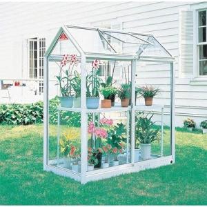 ピカコーポレーション 屋外用ガラス温室 WP-05 (ドアタイプ/0.5坪/天窓