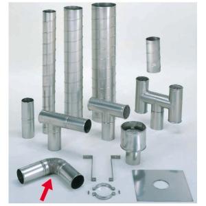 廃油ストーブ SG-100CXS用 φ165mm 標準 煙突セット A型 SUS430 信州