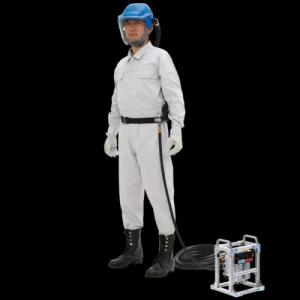 ①興研 プレッシャデマンド型エアラインマスク サカヰ式 17号HVG-ZW 興研 17号HVG-ZW プレッシャデマンド形エアラインマスク サカヰ