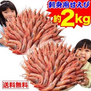 甘えび 甘海老 アマエビ あまえび 海老 刺身用 |【たっぷり約2kg！】刺身用甘えび（約100〜120尾）