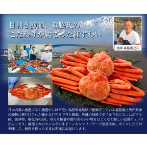 かに カニ 蟹 紅ズワイガニ 浜茹で紅ずわい ...の詳細画像4