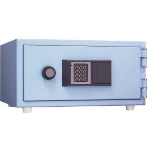 設置料込★CPS-30T 1時間耐火金庫テンキー式おしゃれ金庫スカイブルー　日本アイ・エス・ケイ製　...