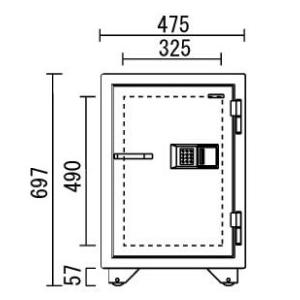 設置料込★KMX-50EA テンキー式2時間耐...の詳細画像1