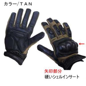 CONDOR OUTDOOR ハードナックル ノーメックス タクティカルグローブ TANカラー Lサイズ（スマホ対応）