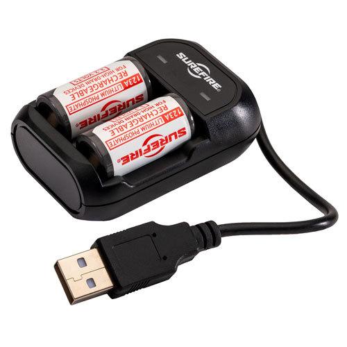 SUREFIRE シュアファイヤー SFLFP123KIT リチャージブル123A バッテリー充電キ...