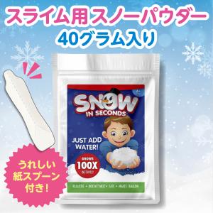 スライムに混ぜよう スノーパウダー 40グラム クラウドスライム