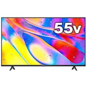 テレビ 55V型 TCL 55P615　4Kチューナー内蔵Androidテレビ WiFi内蔵 無線LAN 地デジ、BS、CS対応！壁掛対応（保証あり：美品）