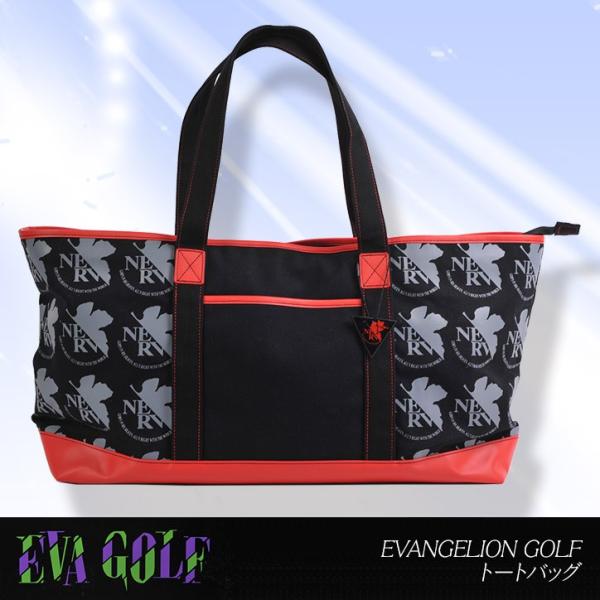 エヴァンゲリオン トートバッグ EVANGELION GOLF  エヴァゴルフ EVA GOLF(キ...