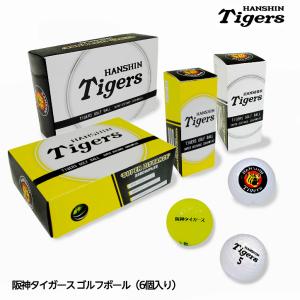 阪神タイガース ゴルフボール（6個入り） レザックス(プロ野球 球団 グッズ 阪神ファン)(ゴルフ用品 グッズ ギフト プレゼント)｜egolf